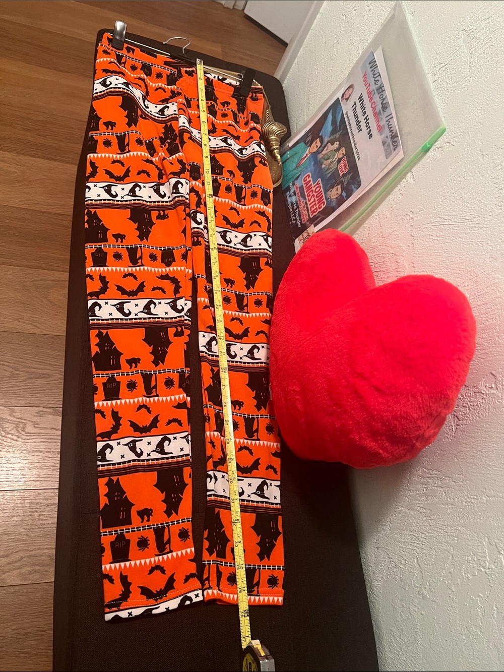 #1937* Halloween Orange & Black Kids Leggings - Unbranded - Picture 4 of 8